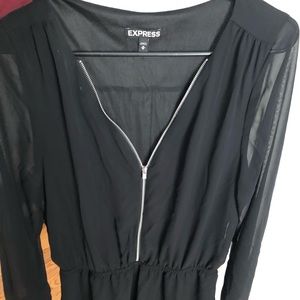 Black Express romper